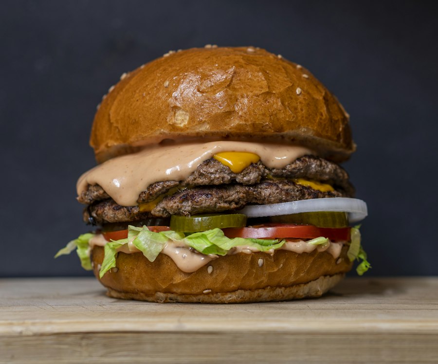 Hamburger 100% real no IA